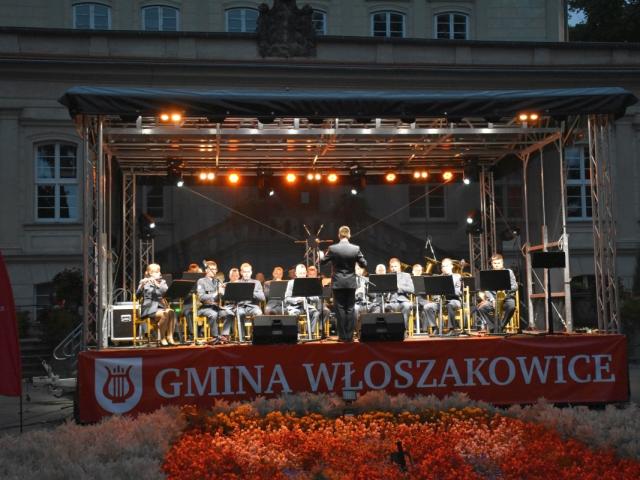 Orkiestra Reprezentacyjna Sił Powietrznych z Poznania podczas koncertu