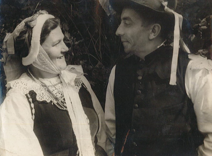 Stefan Skorupiński wraz z żoną Heleną